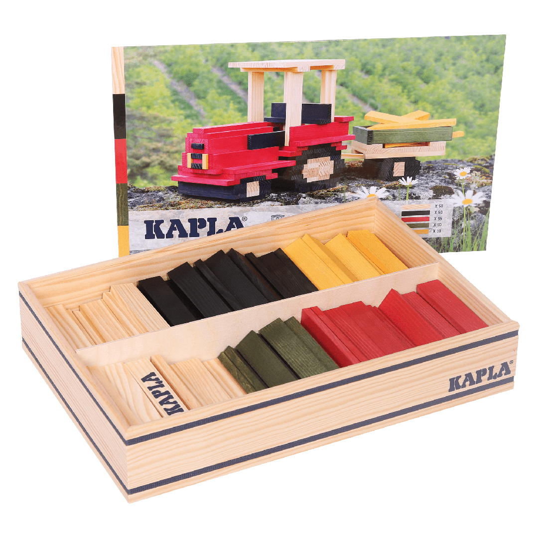 KAPLA® TRAKTOR Baukasten : 155 Holzplättchen