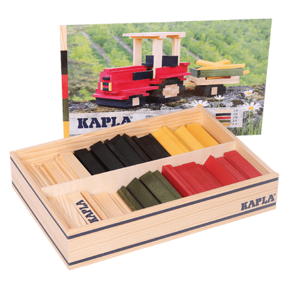 KAPLA® TRAKTOR Baukasten : 155 Holzplättchen
