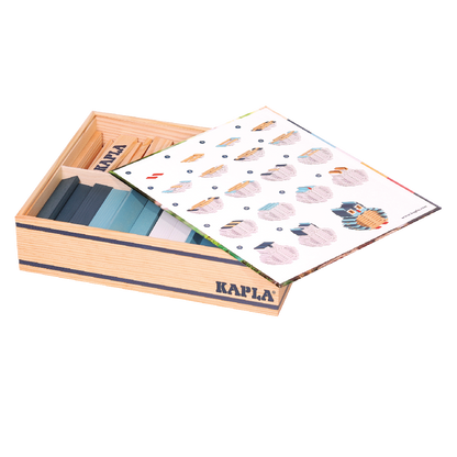 KAPLA® EULE Baukasten : 120 Holzplätchen