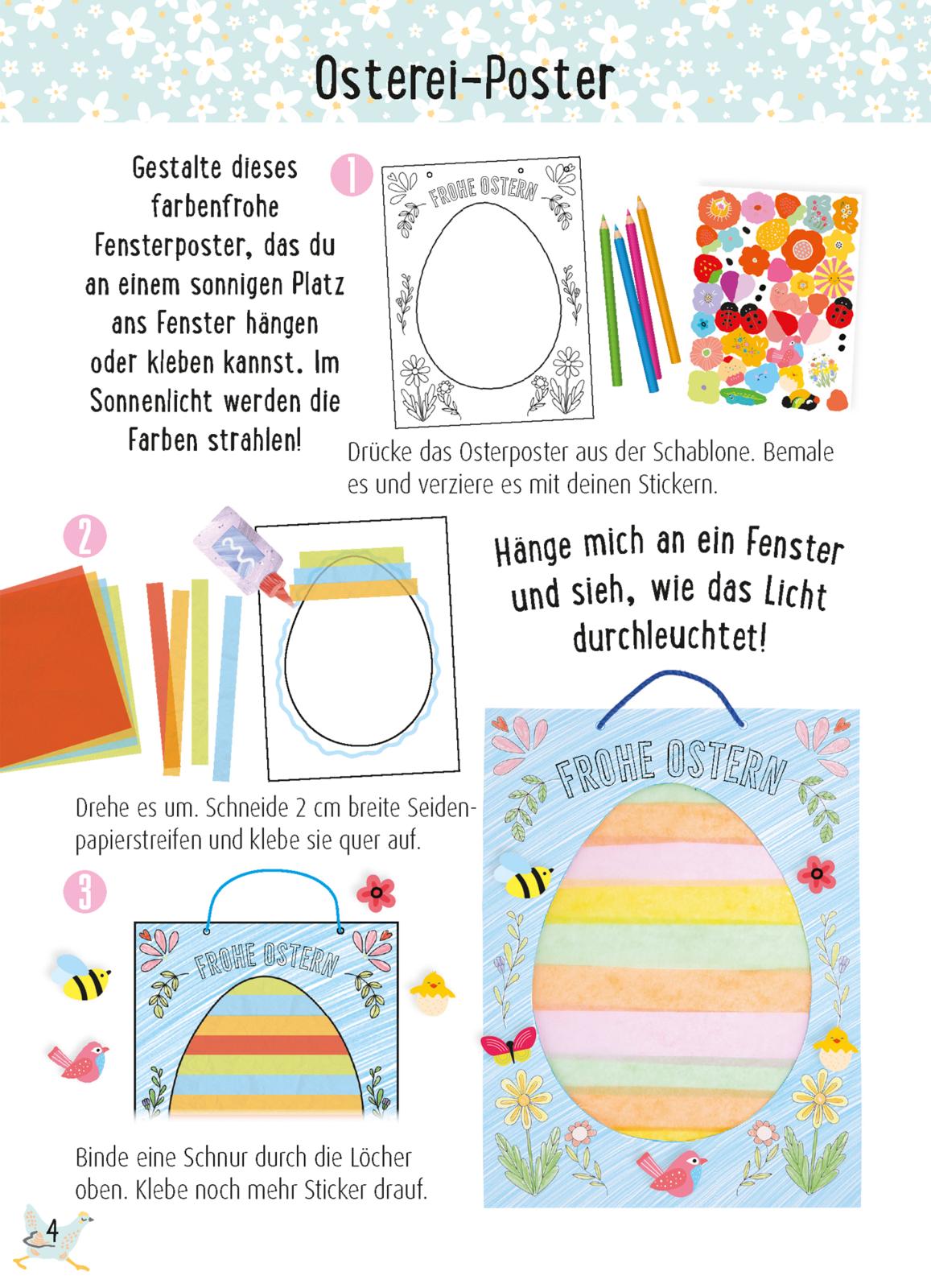 Carlsen Verlag GmbH 9783551192332 Bastelset für Kinder: Kreatives Bastelset: Ostern (4)