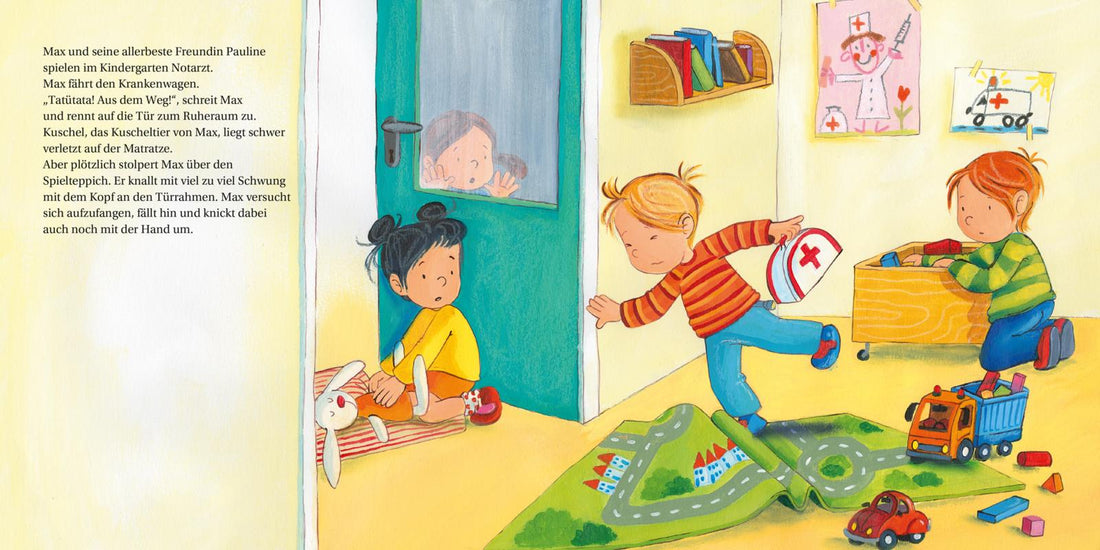 Carlsen  978-3-551-08964-9 LESEMAUS 64: Max im Krankenhaus (2)