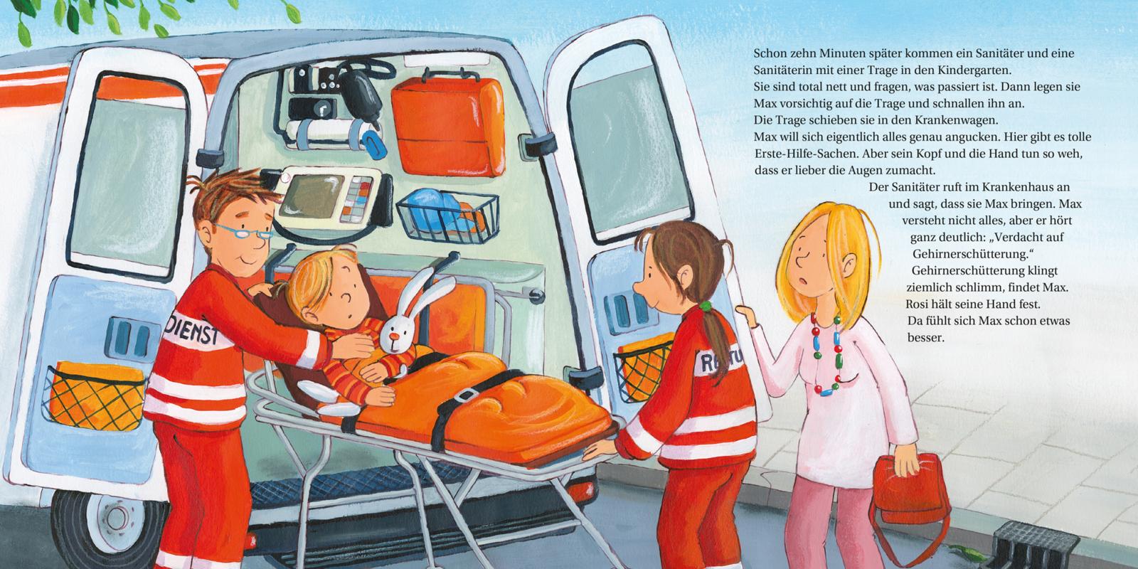 Carlsen  978-3-551-08964-9 LESEMAUS 64: Max im Krankenhaus (4)
