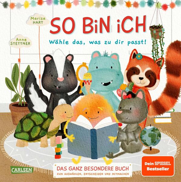 Carlsen  978-3-551-19126-7 So bin ich - Wähle das, was zu dir passt Das ganz besondere Buch zum Auswählen, Entscheiden (1)