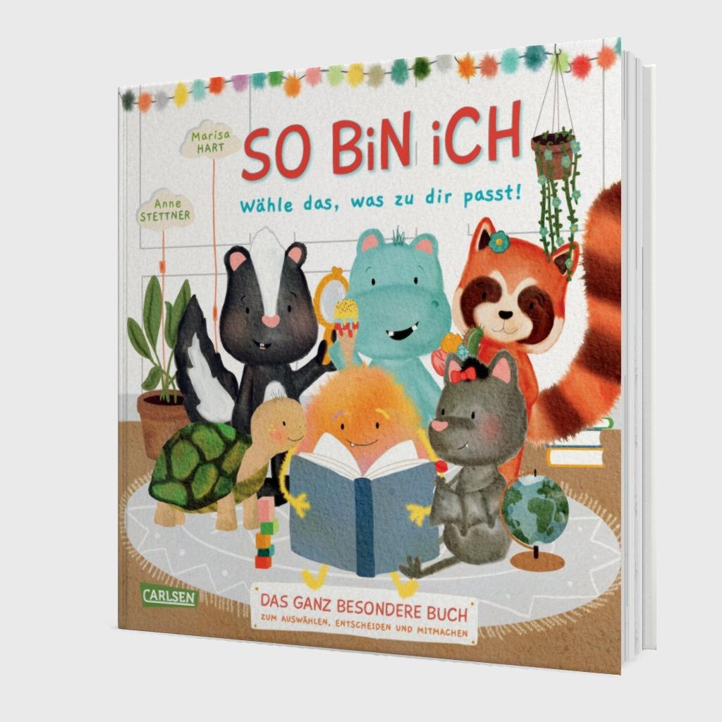 Carlsen  978-3-551-19126-7 So bin ich - Wähle das, was zu dir passt Das ganz besondere Buch zum Auswählen, Entscheiden (2)