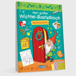 Carlsen  9783551192172 Mein großer Wichtel-Bastelblock Schneiden, malen, kleben und basteln rund die Them (3)