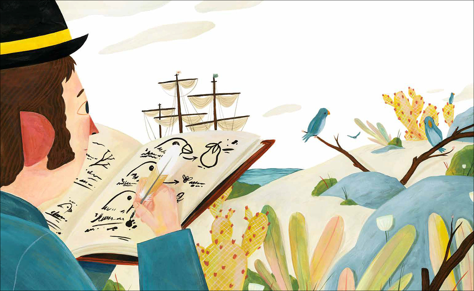  Charles Darwin Little People, Big Dreams. Deutsche Ausgabe | Kind María Isabel Sánchez Vegara 9783458643623 Insel Verlag (3)