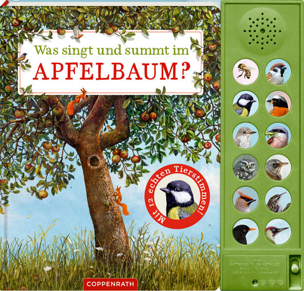 Coppenrath Verlag GmbH &amp; Co. KG 9783649647942 Was singt und summt im Apfelbaum? Mit 12 echten Tierstimmen (1)