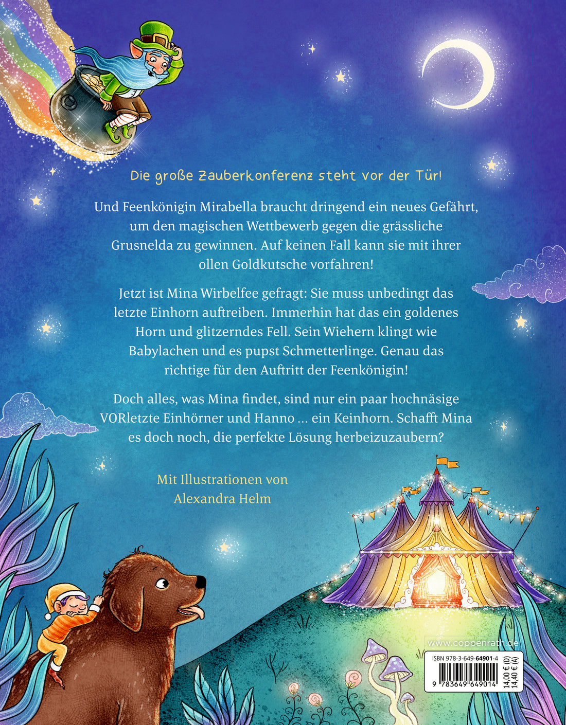 Coppenrath Verlag GmbH &amp; Co. KG 9783649649014 Mina Wirbelfee (Bd. 3) und das letzte Keinhorn (2)