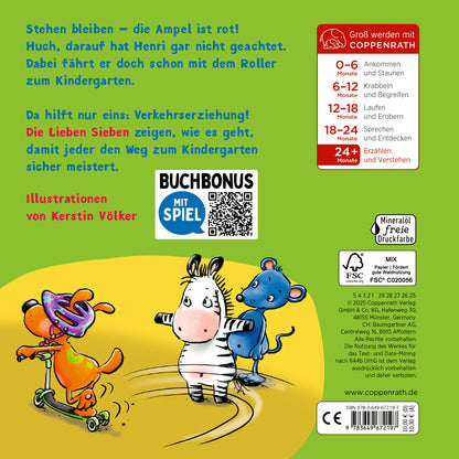 Coppenrath Verlag GmbH &amp; Co. KG 9783649672197 Laufrad, Helm &amp; Zebrastreifen Verkehrserziehung im Kindergarten (2)