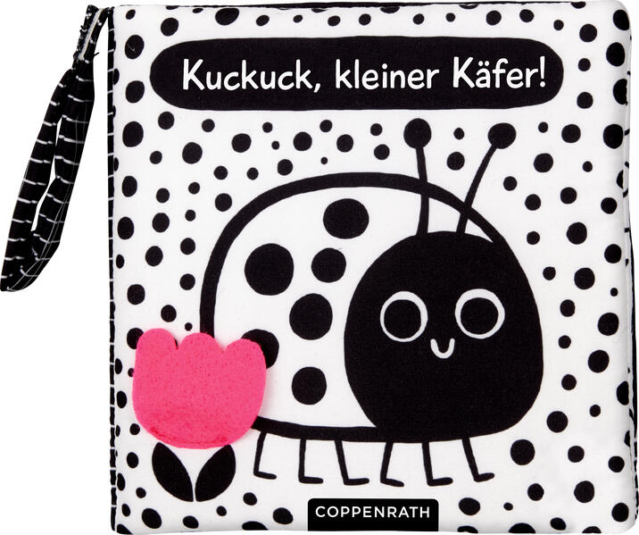 Coppenrath 978-3-649649083 Babys kuschelweiches Kontrastbuch (Stoffbuch) Mit Spiegel und Stoffklappen (1)