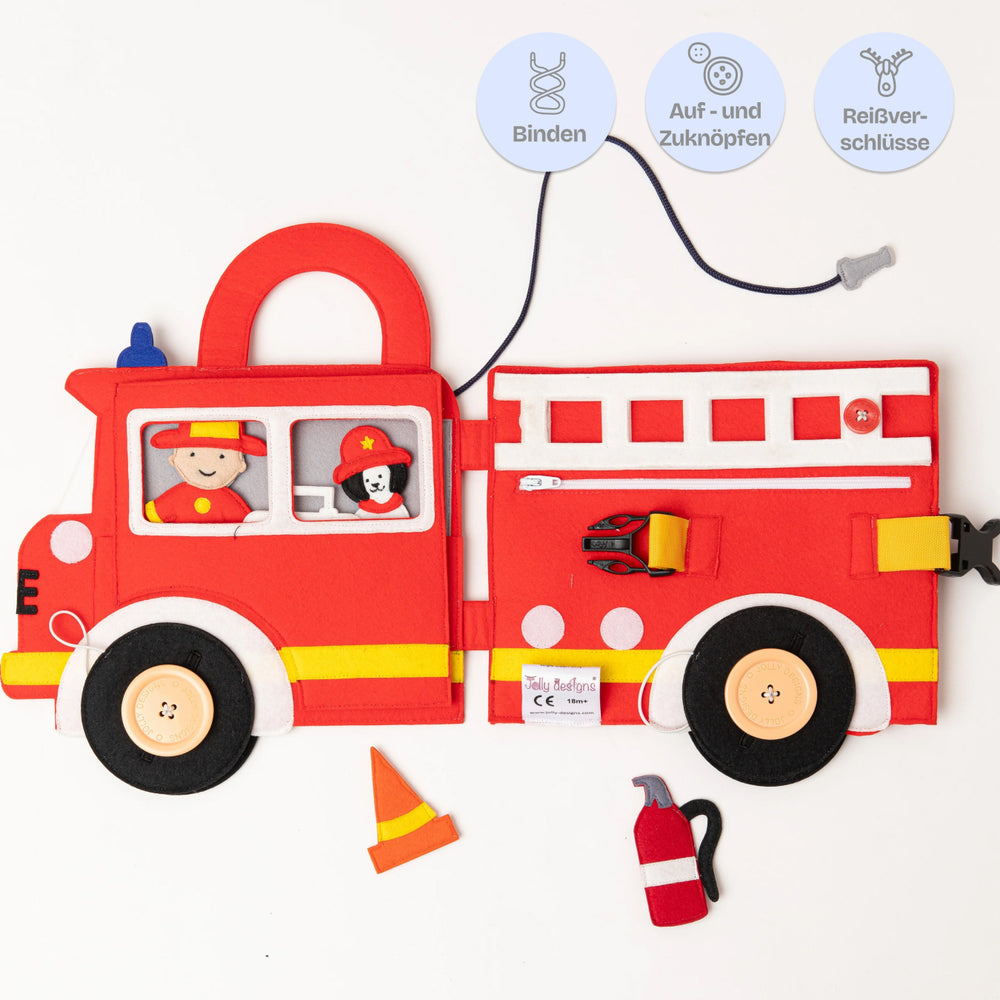 Quietbook: Travel Buddy Feuerwehr