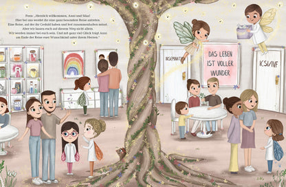  Das Wunder aus der Wunschbaumklinik Das Bilderbuch über eine Kinderwunschreise von Ann Anna Adamyan 9783960965602 CE Comm...
