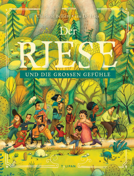  Der Riese und die großen Gefühle Ein großformatiges Wimmelbuch ohne viele Worte, ab Charlotte Bellière 9783864296383 (1)