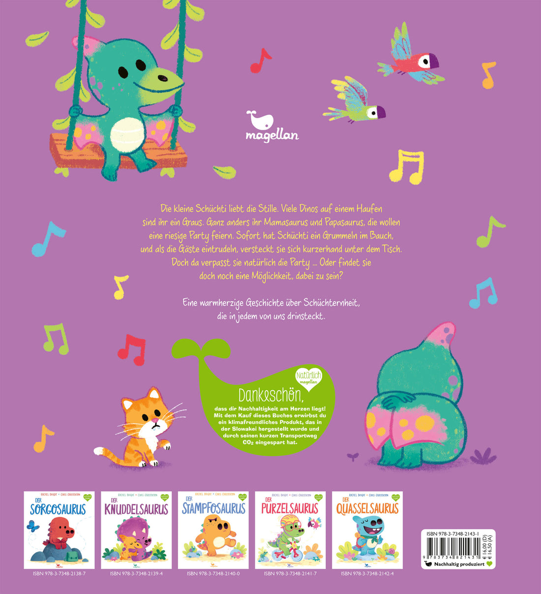  Der Schüchtisaurus Ein Bilderbuch für Kinder ab 3 Jahren über das Sch Rachel Bright 9783734821431 Magellan GmbH &amp; Co. KG (2)
