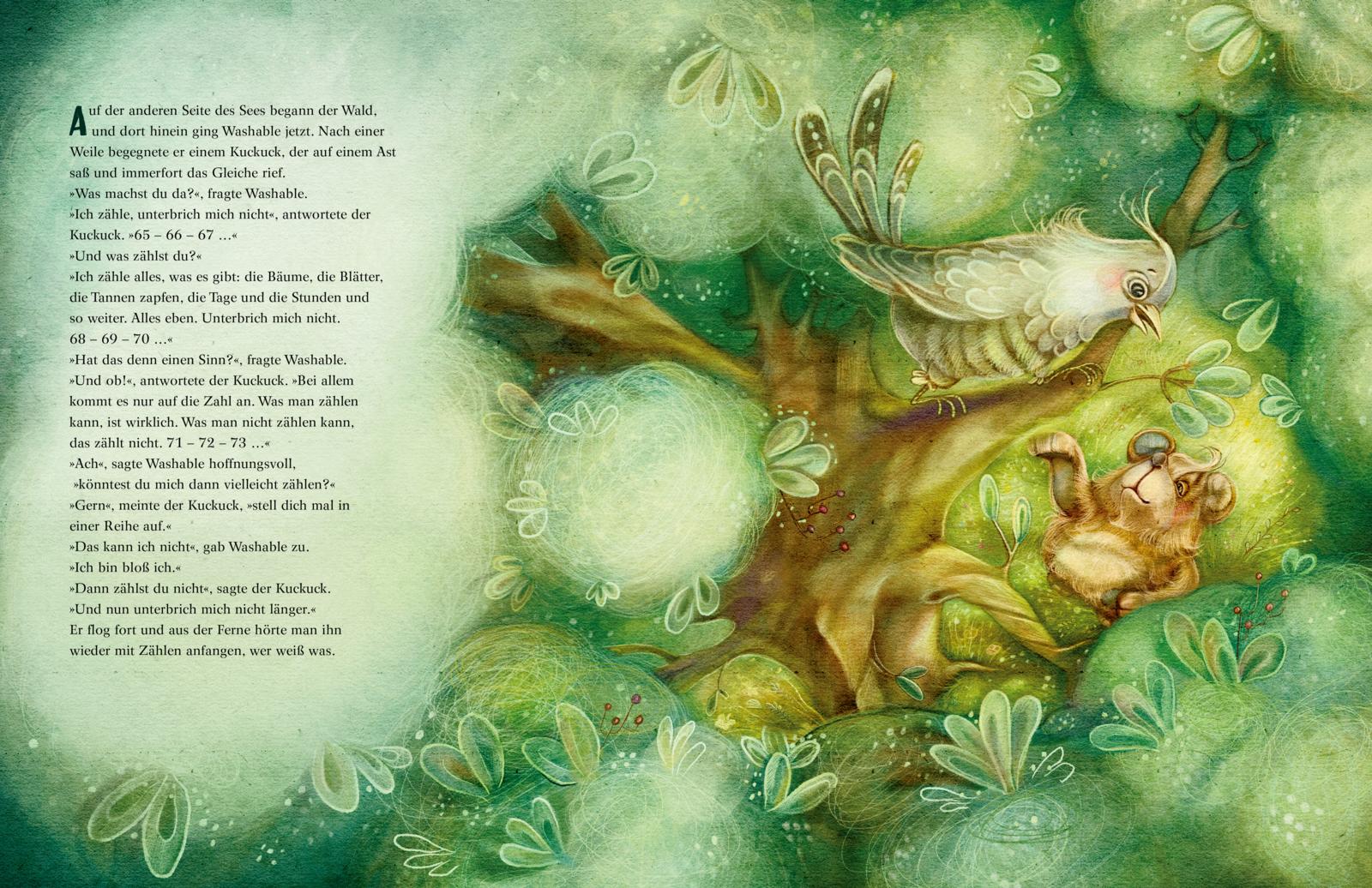  Der Teddy und die Tiere Ein zeitloses Bilderbuch über Sinnsuche und Freund Michael Ende 9783522460897 Thienemann - Esslin...