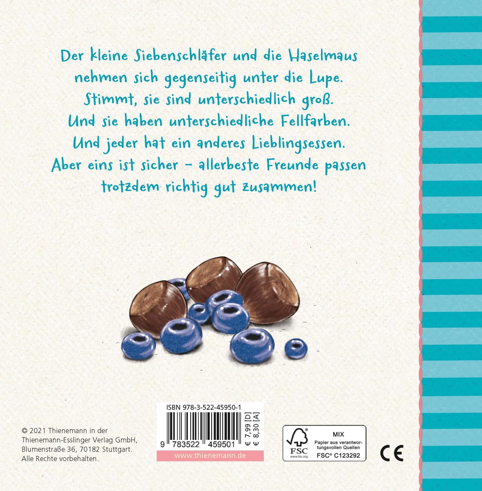  Der kleine Siebenschläfer: Wir beide passen richtig gut zusammen Pappebuch über Gemeinsamkeiten und Unterschiede (2)