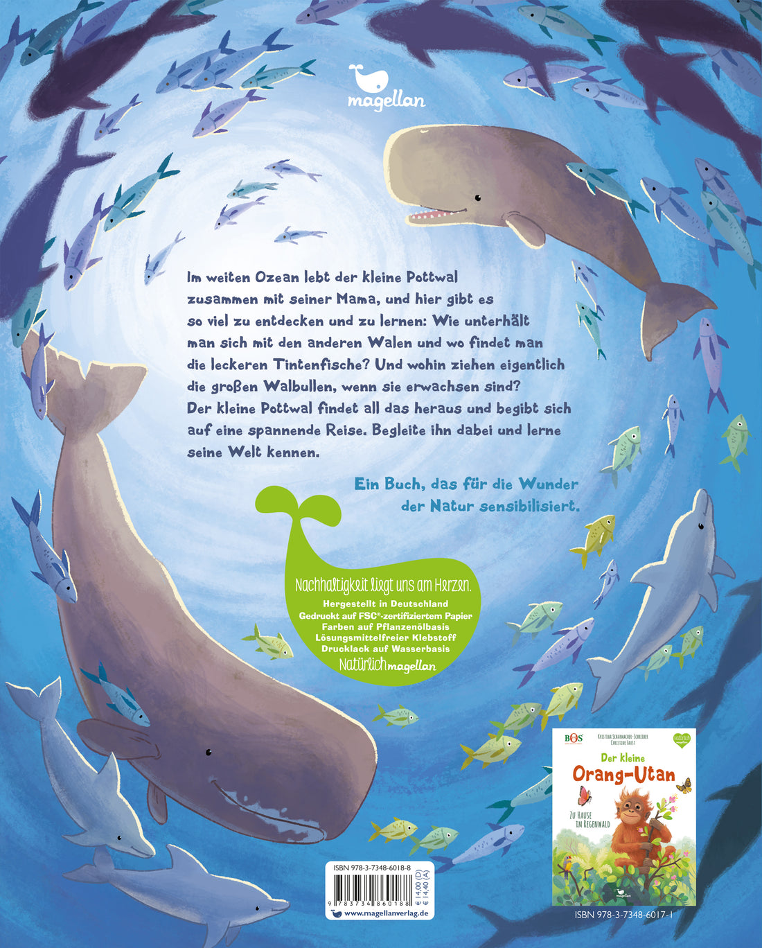  Der kleine Wal - Zu Hause im Ozean Ein Sachbilderbuch für Kinder ab 4 Jahren Kristina Scharmacher-Schreiber 9783734860188...