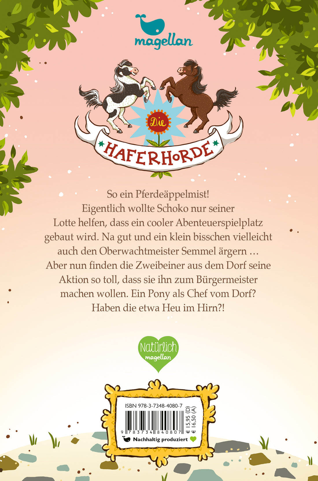  Die Haferhorde - Da wiehert ja der Bürgermeister! Band 23 der lustigen Ponyabenteuer für Jungen und  Suza Kolb 9783734840...