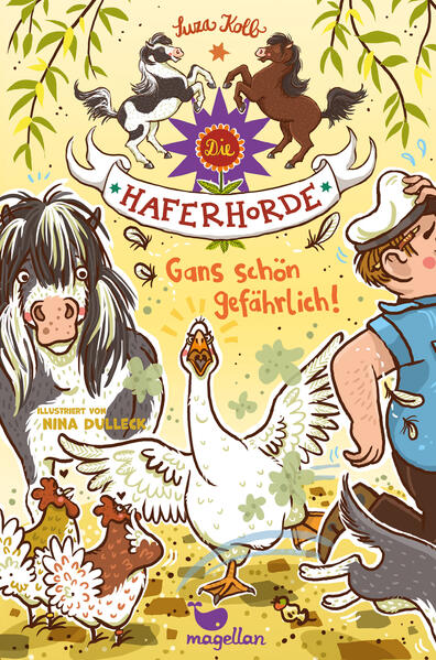 Die Haferhorde - Gans schön gefährlich! Band 19 der lustigen Pferdebuchreihe für Kinder ab Suza Kolb 9783734840449 (1)