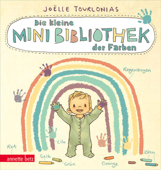  Die kleine Mini-Bibliothek der Farben - Ein Pappbilderbuch Farben-Lernen (Die Mini-Bibliothek der Wö Joëlle Tourlonias (1)