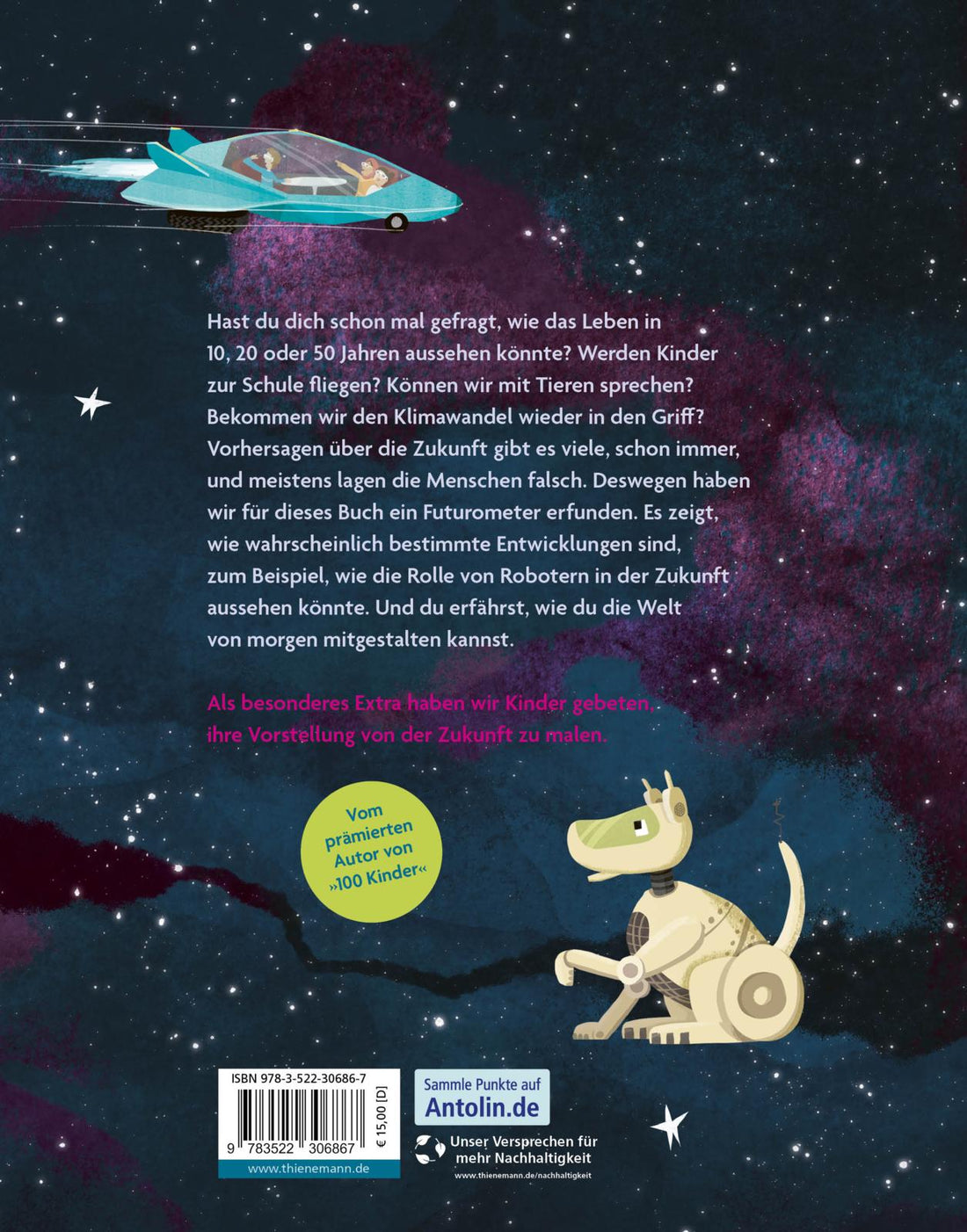  Einmal Zukunft und zurück Kindersachbuch über die Welt von Morgen Christoph Drösser 9783522306867 (2)
