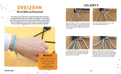  Eintausendundeineidee (1001) – Armbänder für mich und meine Freund*innen Mit extra vielen Schrittbildern und Anleitungs-V...