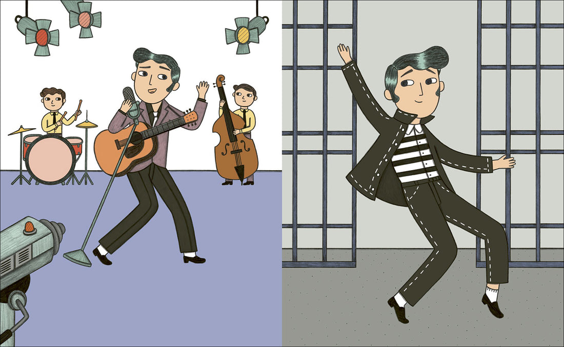  Elvis Presley Little People, Big Dreams. Deutsche Ausgabe | Kind María Isabel Sánchez Vegara 9783458644392 Insel Verlag (3)