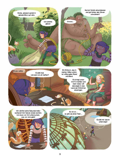  Enola &amp; die fantastischen Tiere Rettet die Einhörner! Joris Chamblain 9783949866067 Edition Helden (3)