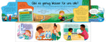  Erstes Aufklappen und Verstehen: Woher kommt unser Wasser? kindgerechtes Sachbilderbuch mit über 40 Klappen z Usborne im ...