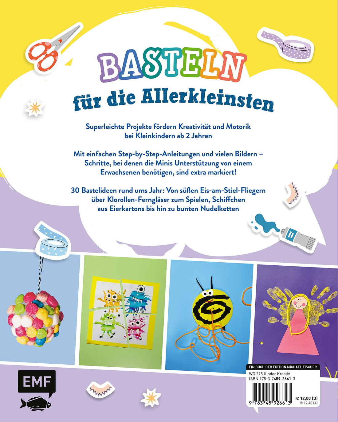  Erstes Basteln – Das Bastelbuch für Kinder ab 2 Jahren Mit vielen Bildern und einfachen Schritt-für-Schri Janine Krupa (2)