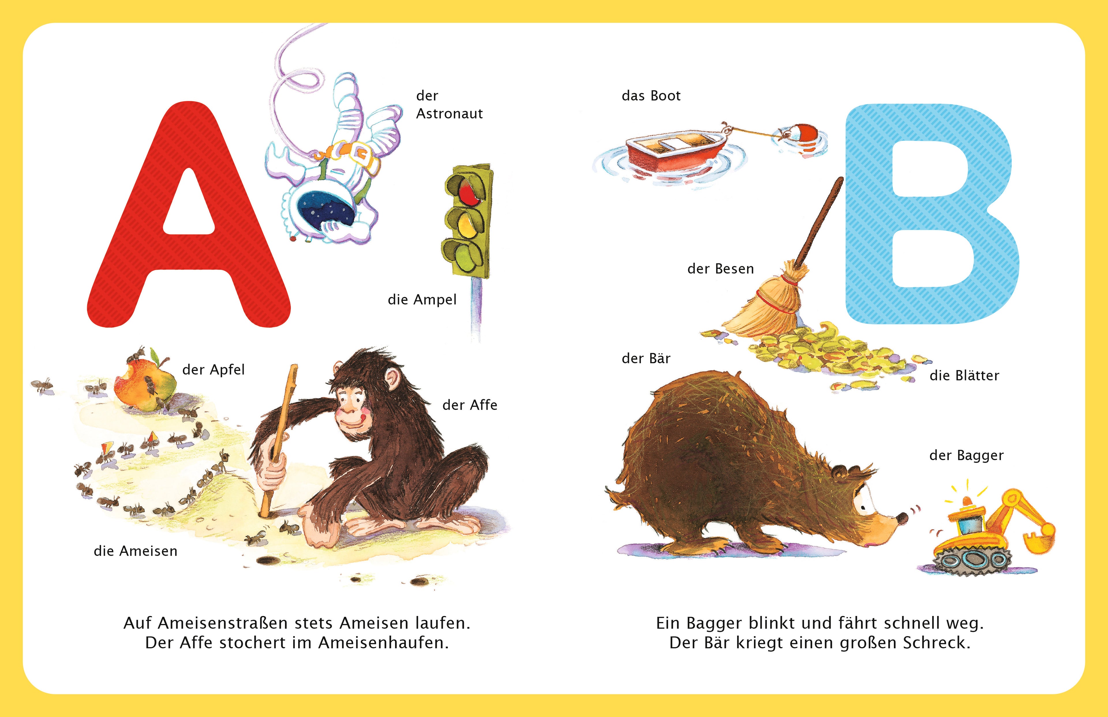 FISCHER Duden Kinderbuch 978-3-7373-3628-4 Duden 36+: A bis Z und 1 bis 10 Mit Fühllack zum Tasten und Begreifen | Buchsta...