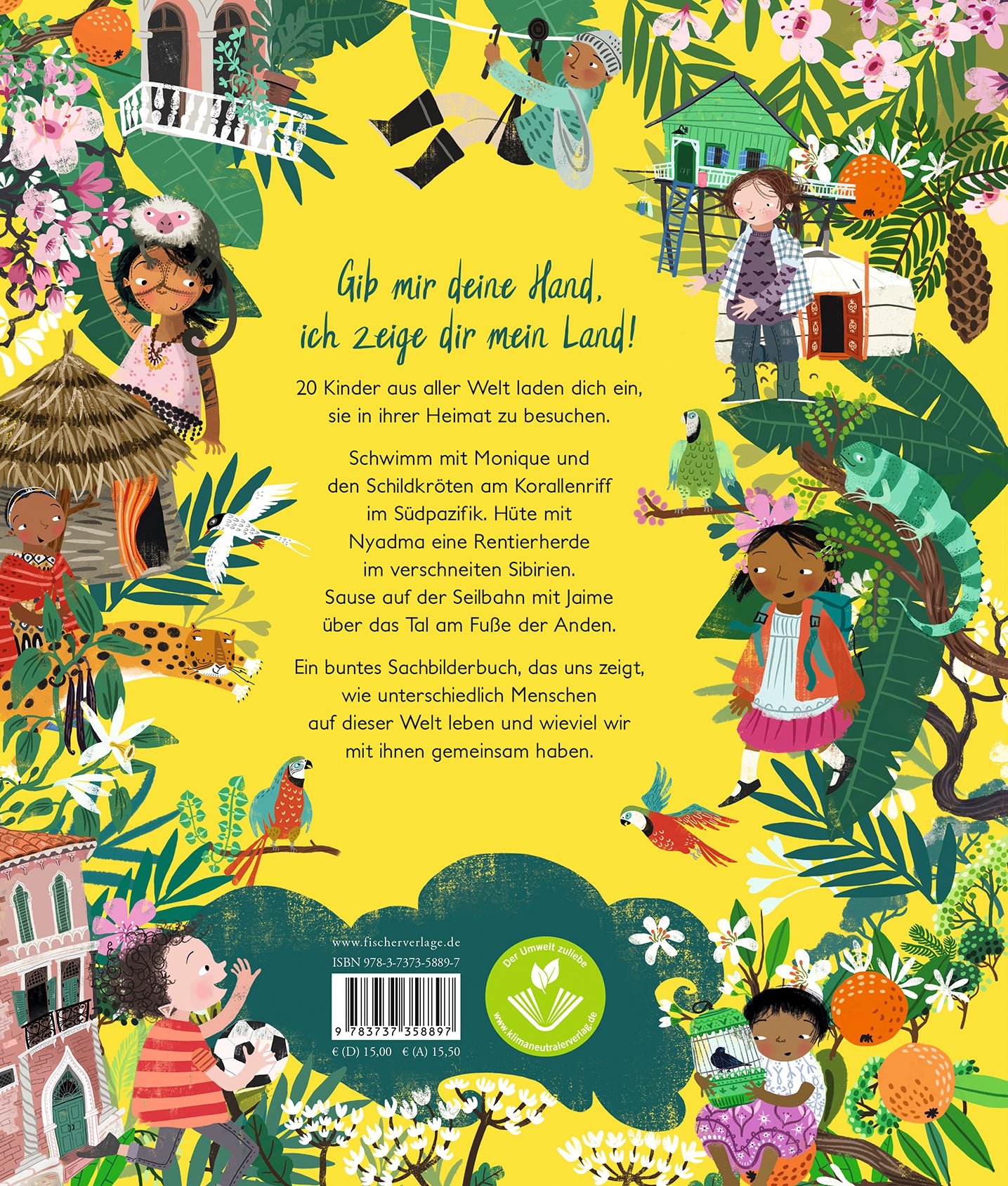 FISCHER Duden Kinderbuch 978-3-7373-5889-7 Das ist unsere Welt Von Alaska bis zum Amazonas – 20 Kinder zeigen, wi (2)