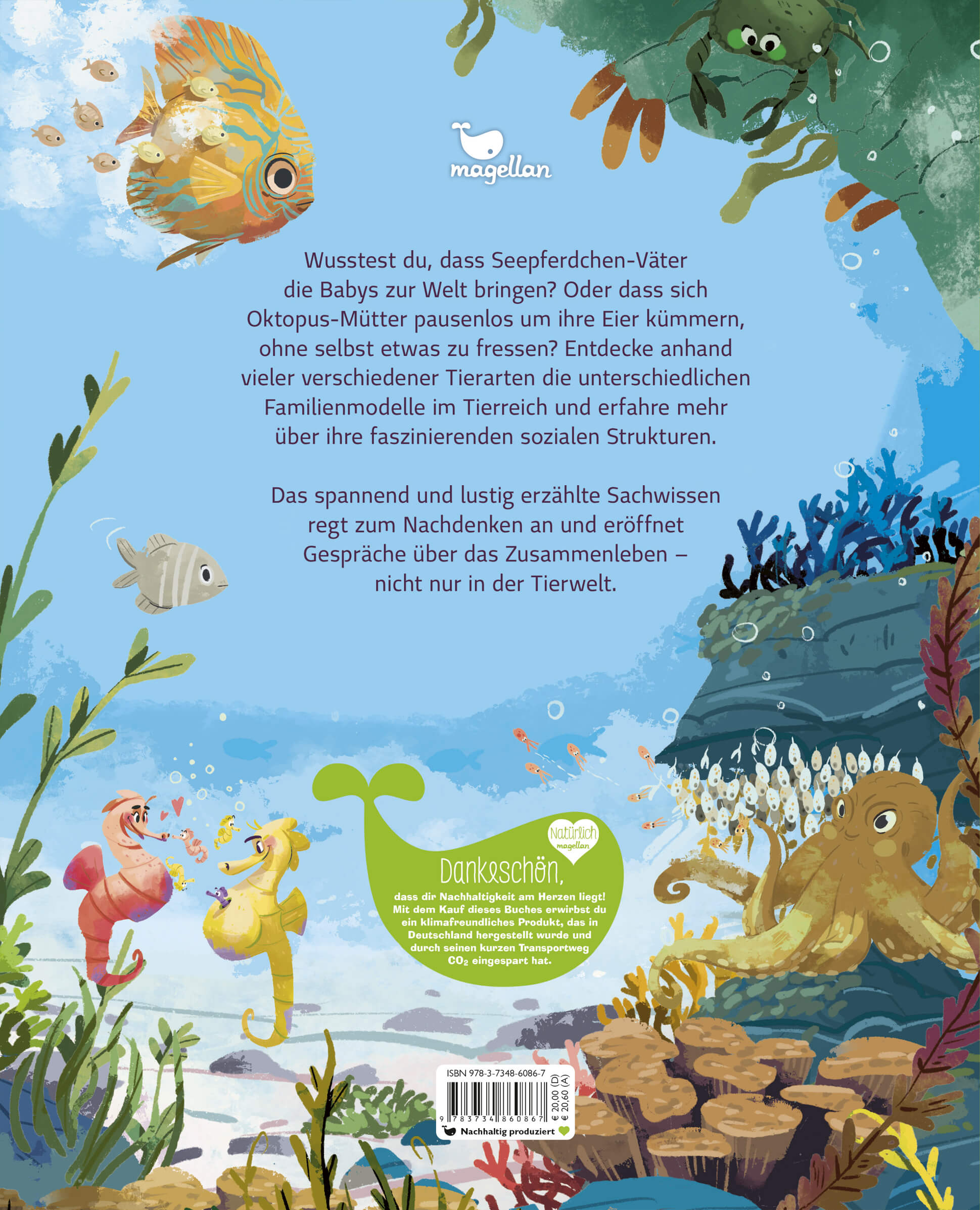  Familien im Tierreich Ein Sachbuch für Kinder ab 6 Jahren über Familiens  Tecnoscienza 9783734860867 Magellan GmbH &amp; Co. ...