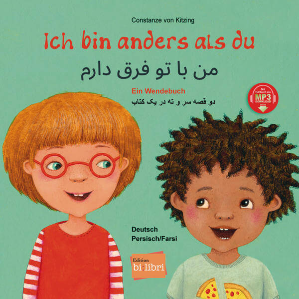  Ich bin anders als du / Ich bin wie du (Deutsch-Persisch/Farsi) Zweisprachiges Kinderbuch (Wendebuch) mit MP3-Hörb bilibr...