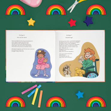 Felia Fuchs im Kindergarten, Seite im Buch