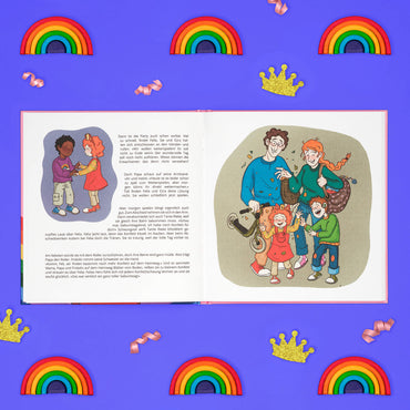 Felia Fuchs, Bei uns Zuhause, Seite im Buch