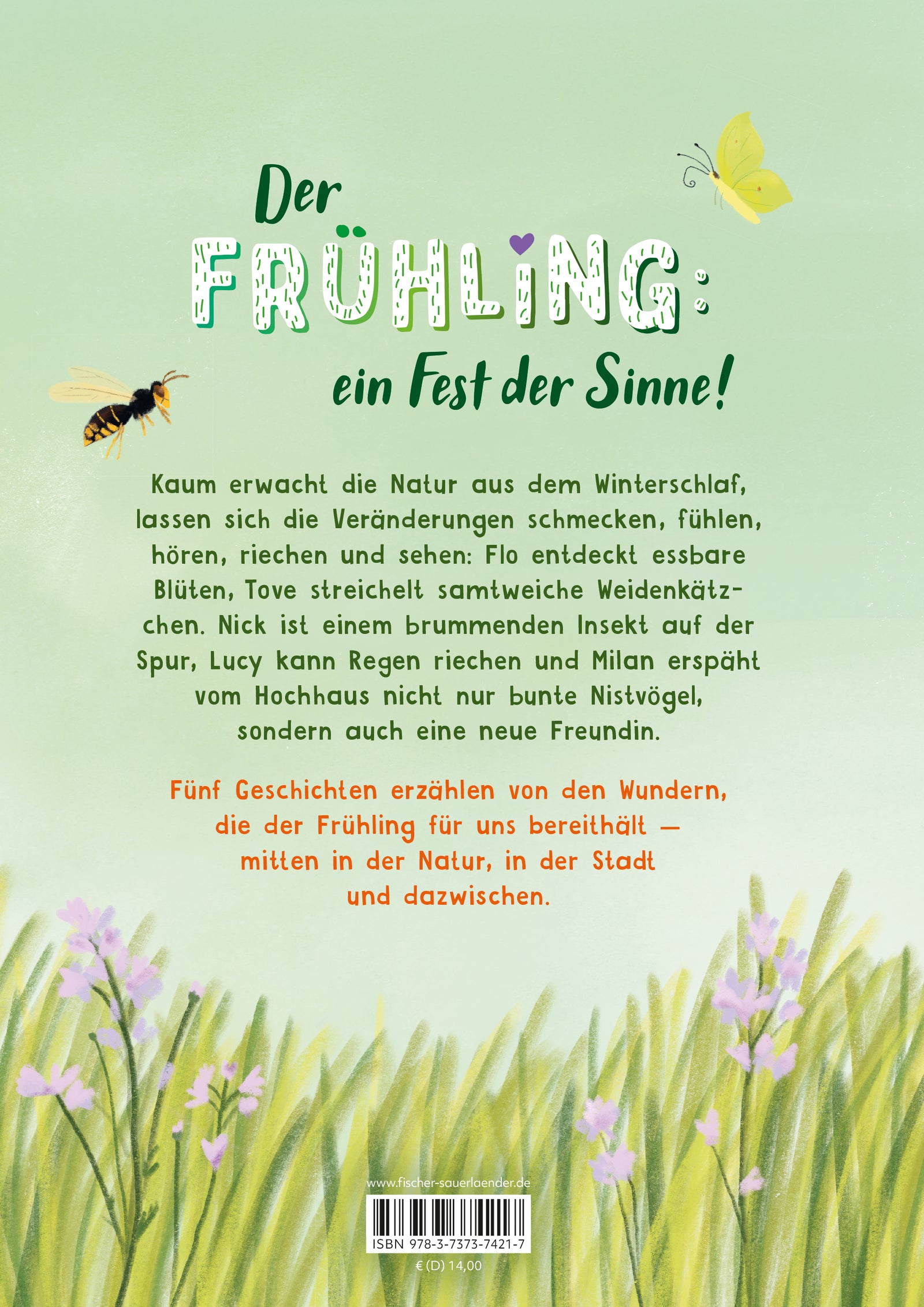 Fischer Sauerländer GmbH 978-3-7373-7421-7 Augen auf, der Frühling kommt! Eine Entdeckungsreise mit allen fünf Sinnen | Vo...
