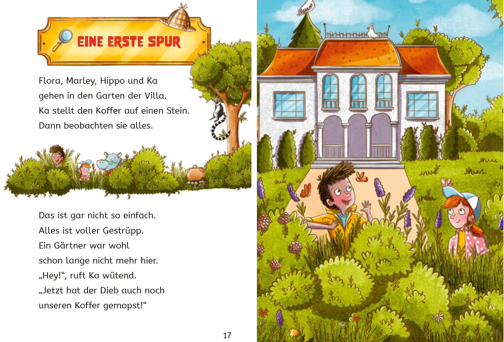 Fischer Sauerländer 978-3-7373-7284-8 Tierdetektive Hippo &amp; Ka – Wer hat den Mops gemopst? (4)