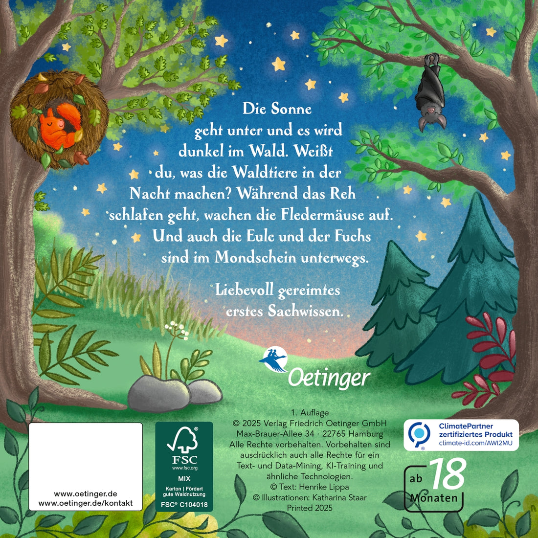 Friedrich Oetinger GmbH 9783751205481 Es wird Nacht hier im Wald (2)