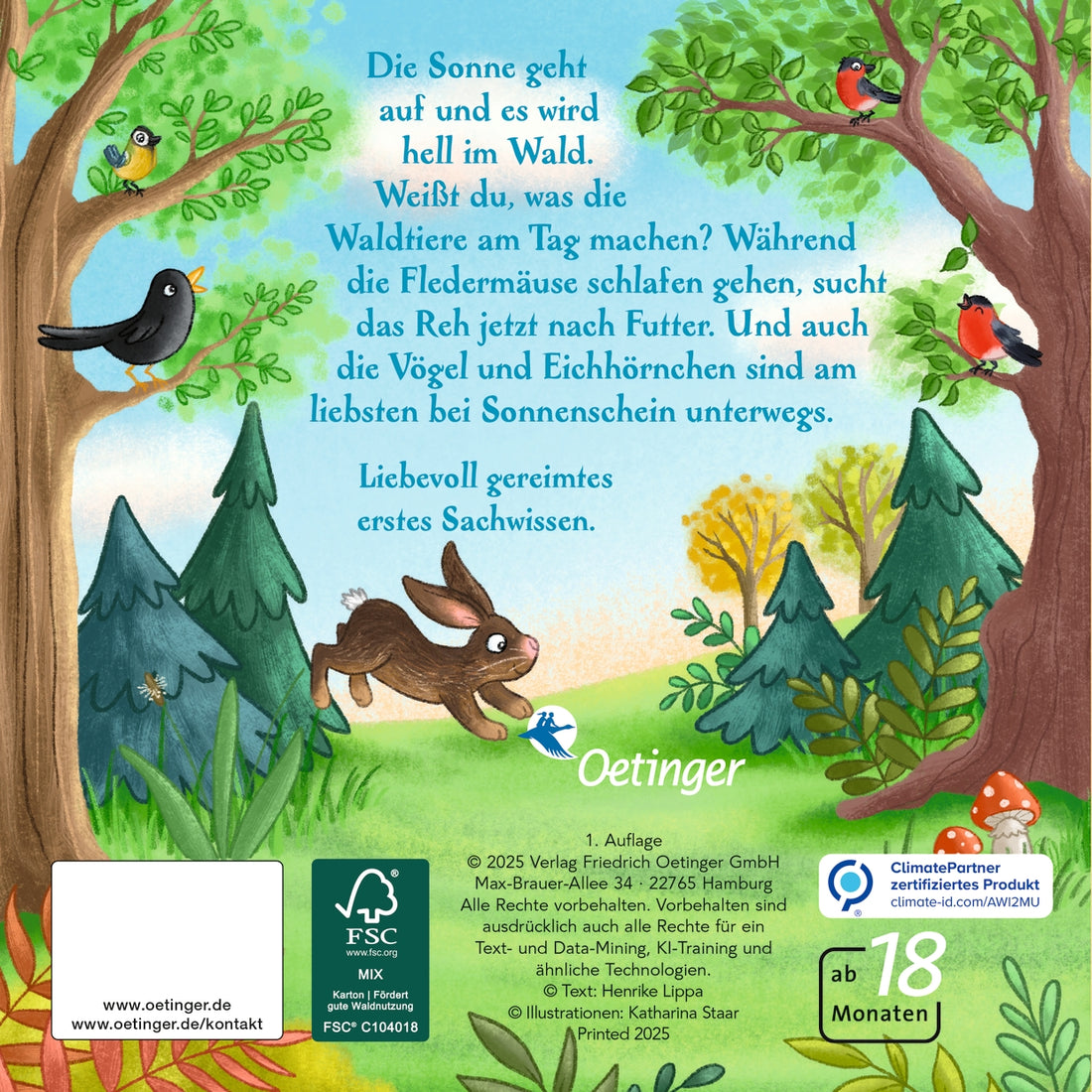 Friedrich Oetinger GmbH 9783751205498 Es wird Tag hier im Wald (2)