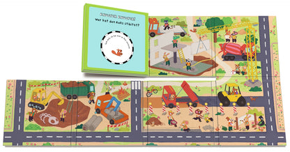 Friedrich Oetinger GmbH 9783751206150 Mein Spielteppich-Buch. Baustelle (2)