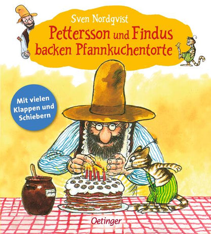 Friedrich Oetinger GmbH 9783751206518 Pettersson und Findus backen Pfannkuchentorte Mit vielen Klappen und Schiebern (1)