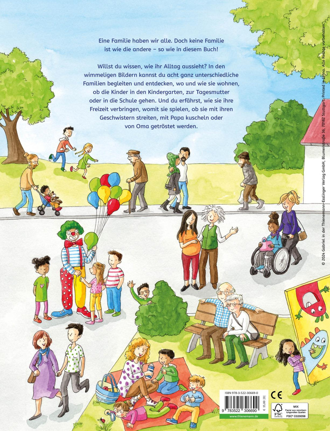 Gabriel in Thienemann-Esslinger 9783522306690 Das große Wimmelbuch der Familien Familienformen &amp; Familienalltag entdecken (2)