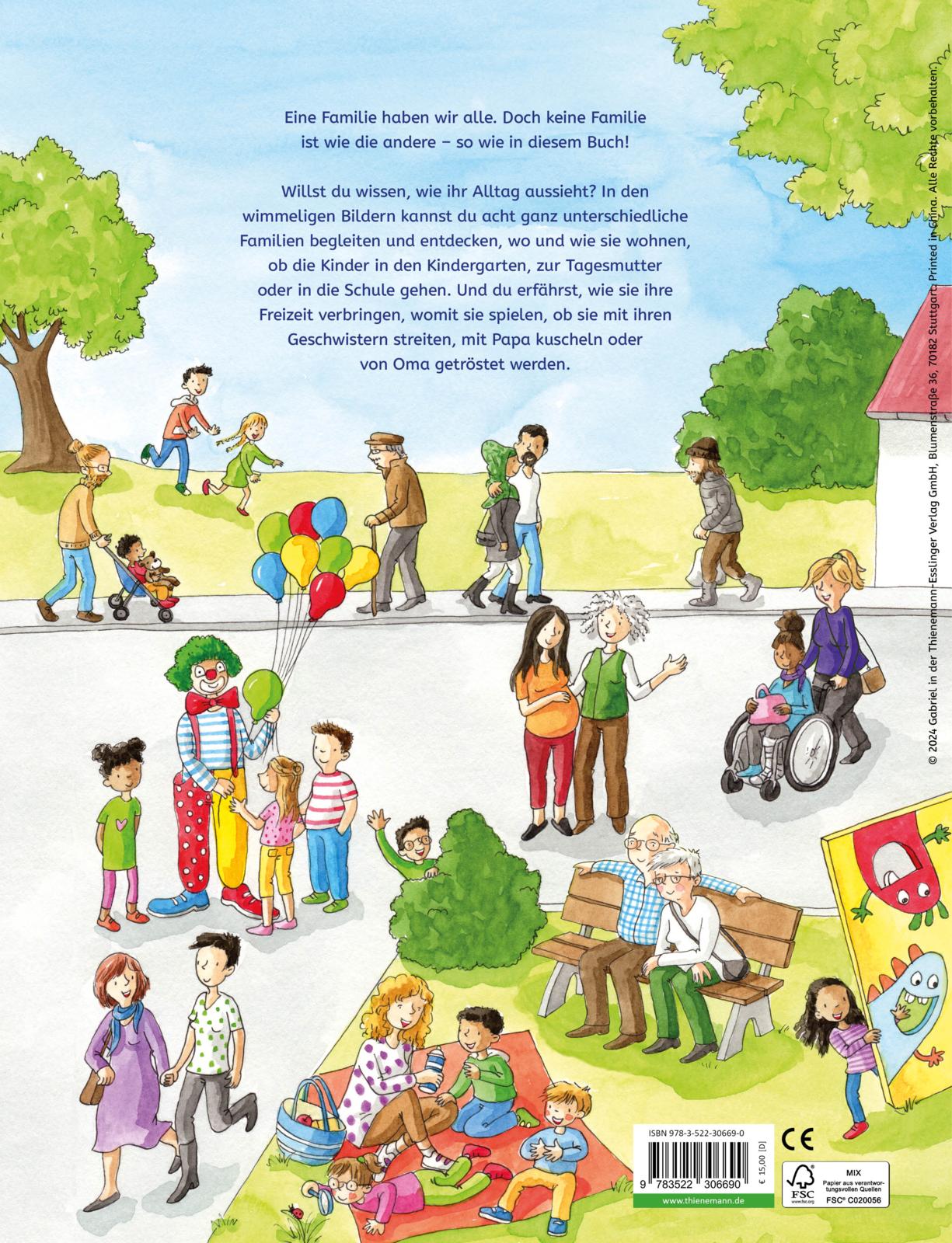Gabriel in Thienemann-Esslinger 9783522306690 Das große Wimmelbuch der Familien Familienformen &amp; Familienalltag entdecken (2)