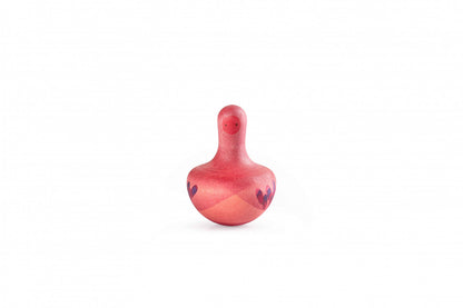 Grapat Chill Pink Bird – kreatives Holzspielzeug zum Drehen, Rollen und Flattern