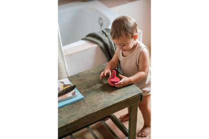Grapat Chill Pink Bird – kreatives Holzspielzeug zum Drehen, Rollen und Flattern
