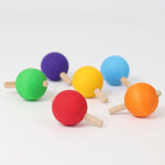Grimm's Regenbogen Kreisel, 6 Stück