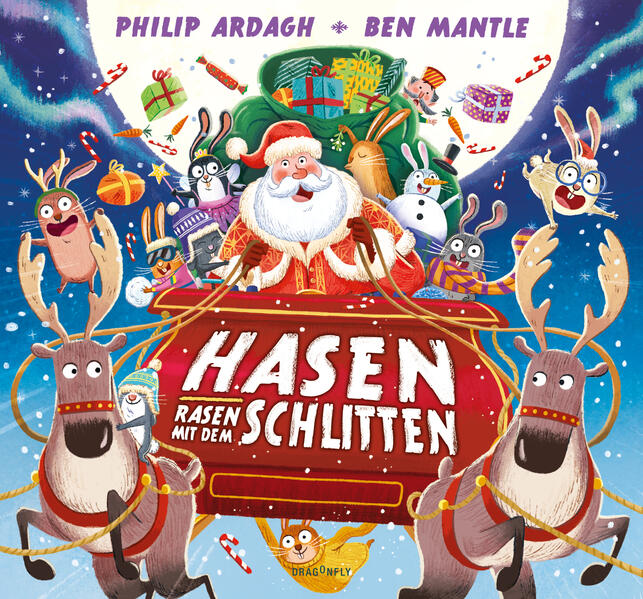  Hasen rasen mit dem Schlitten Chaotische Weihnachten zum Vorlesen, Entdecken und Philip Ardagh 9783748802754 (1)