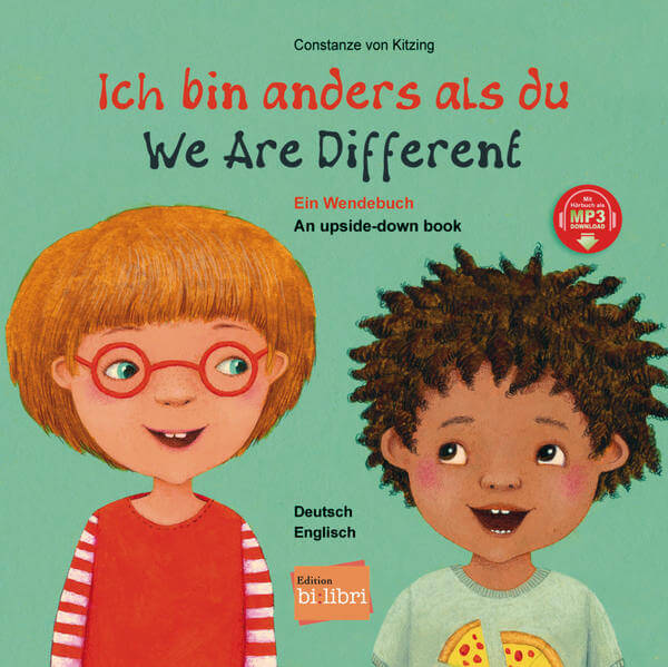  Ich bin anders als du / Ich bin wie du (Deutsch-Englisch) Zweisprachiges Kinderbuch (Wendebuch) mit MP3-Hörb 978319289601...