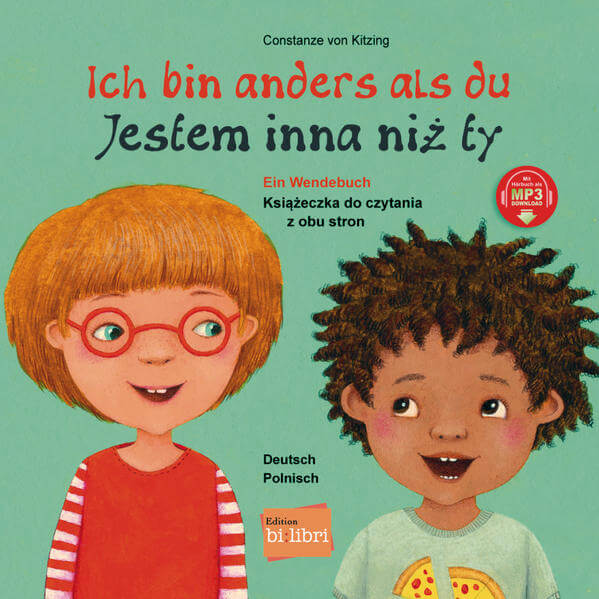  Ich bin anders als du / Ich bin wie du (Deutsch-Polnisch) Zweisprachiges Kinderbuch (Wendebuch) mit MP3-Hörb 978319339601...